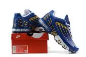 hommes nike air max plus tn3 blue or ni112o0dc-k11